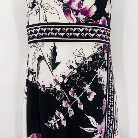 White House Black Market Women's Strapless Floral Print Maxi Dress - Picture 5 of 12
